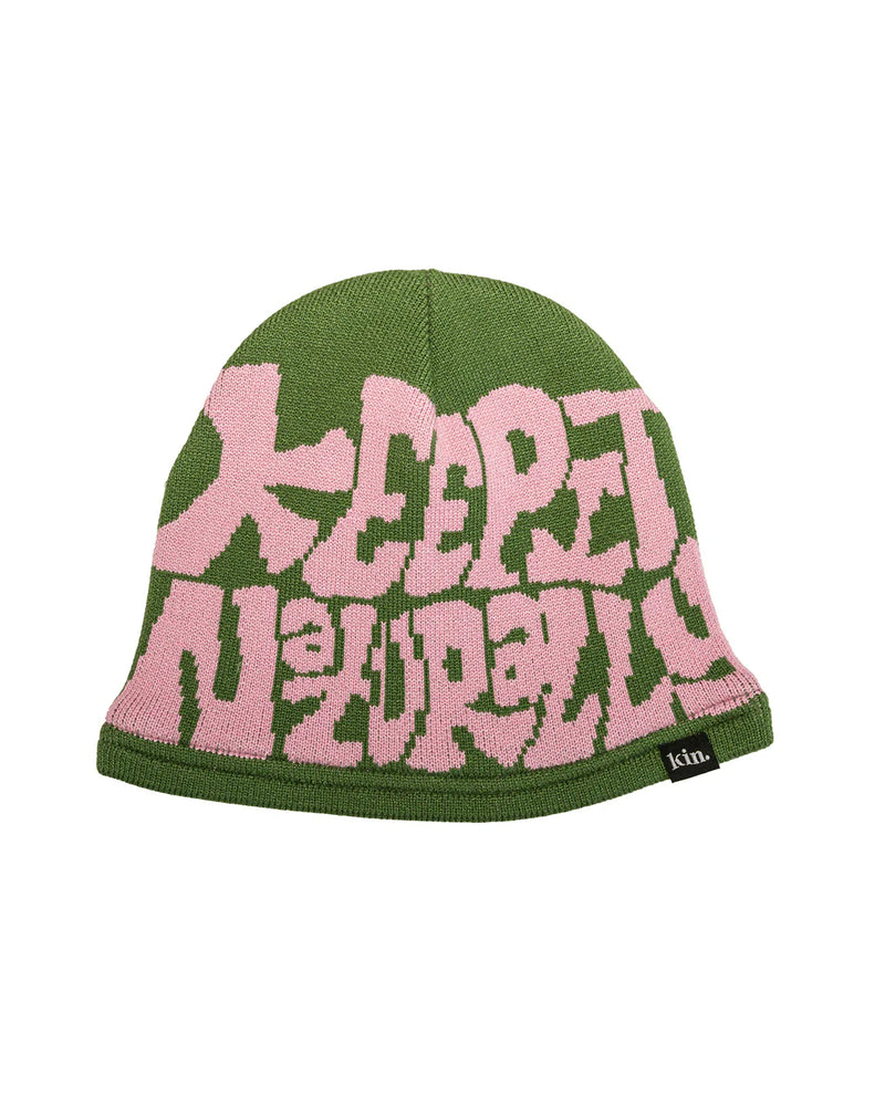 Oh So Pretty Satin Lined Logo Beanie