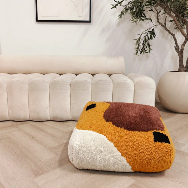 Abstract Tufted Floor Cushion