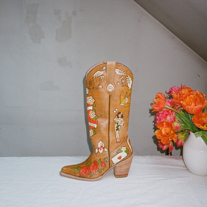 Doodle Cowboy Boot