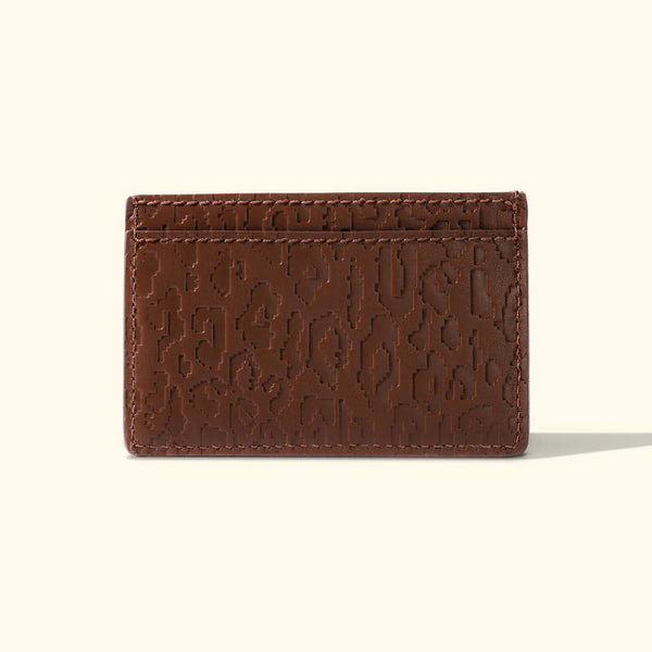 Camo Cardholder Brown