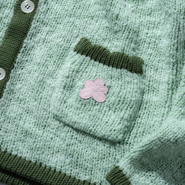 Crewneck Cardigan Mint