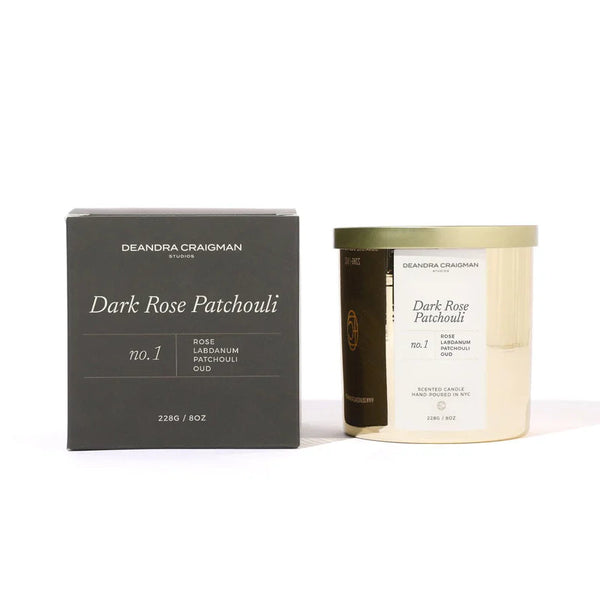 Dark Rose Patchouli Signature Candle & Playlist