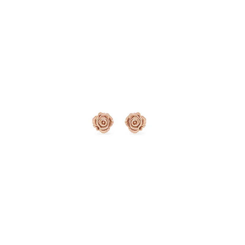 Flora Rosa Earrings in 14K Rose Gold