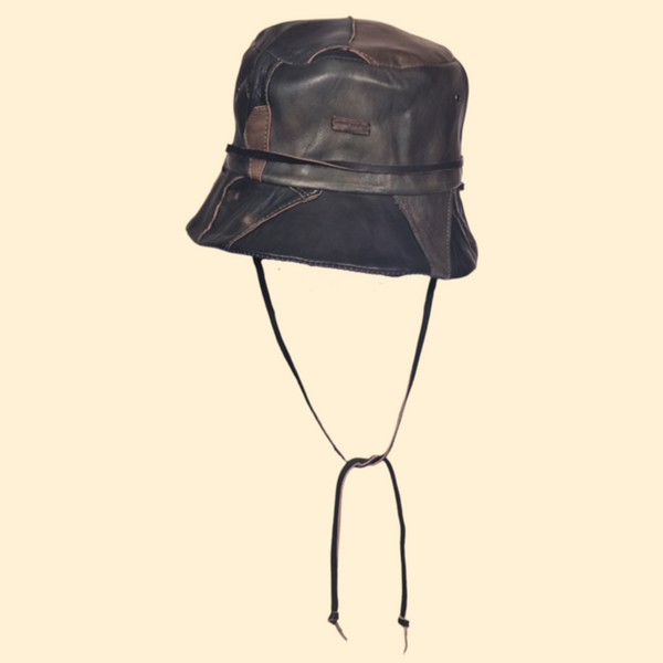 Artisinal Leather Bucket Hat