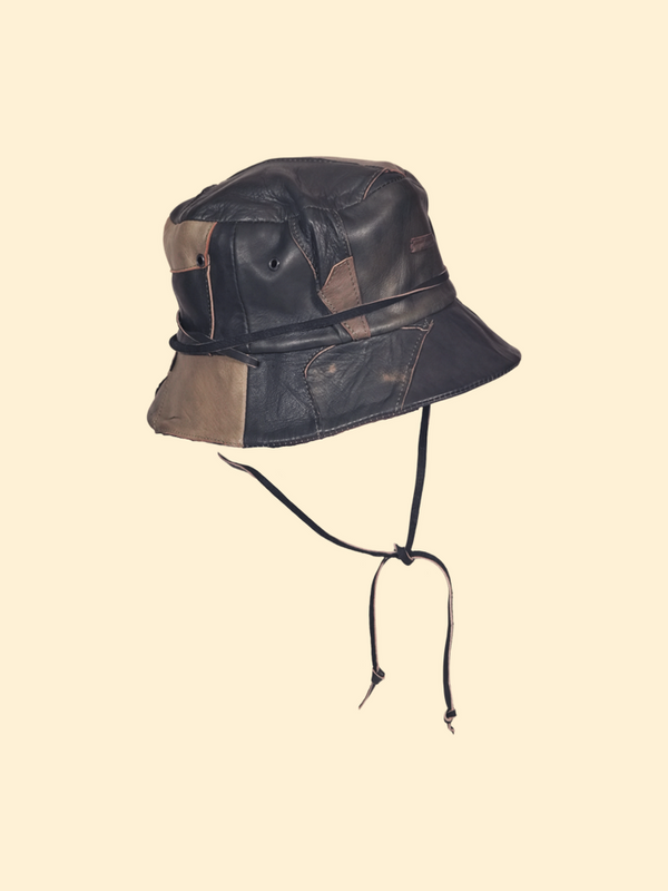 Artisinal Leather Bucket Hat