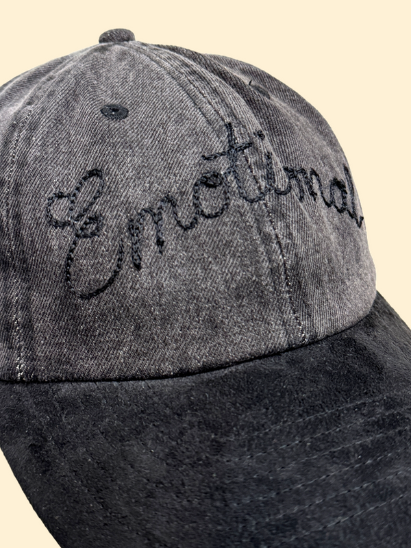 Emotional Cap - Black Suede