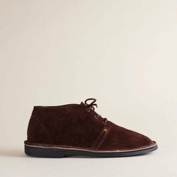 Erongo Vellies in Brown Suede