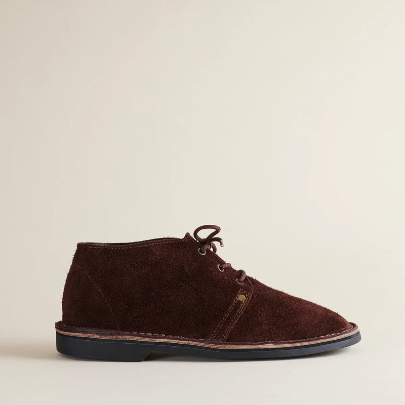 Erongo Vellies in Brown Suede