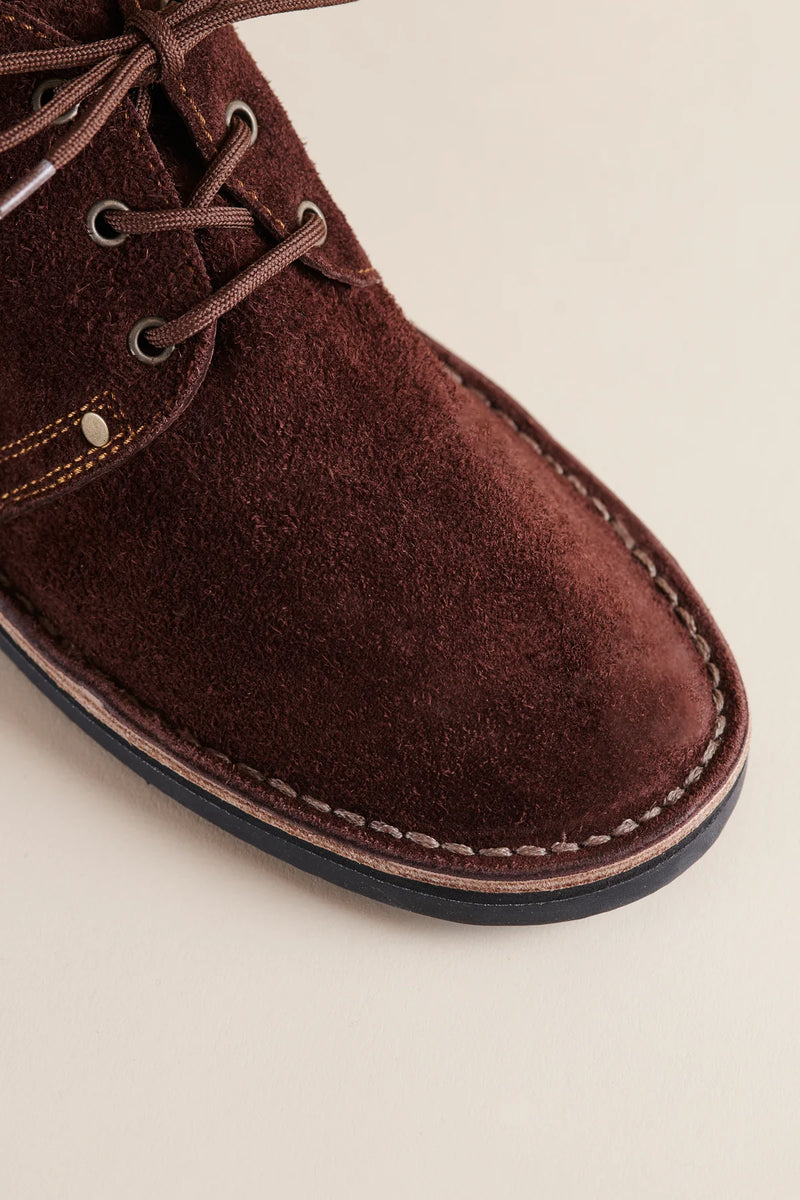 Erongo Vellies in Brown Suede