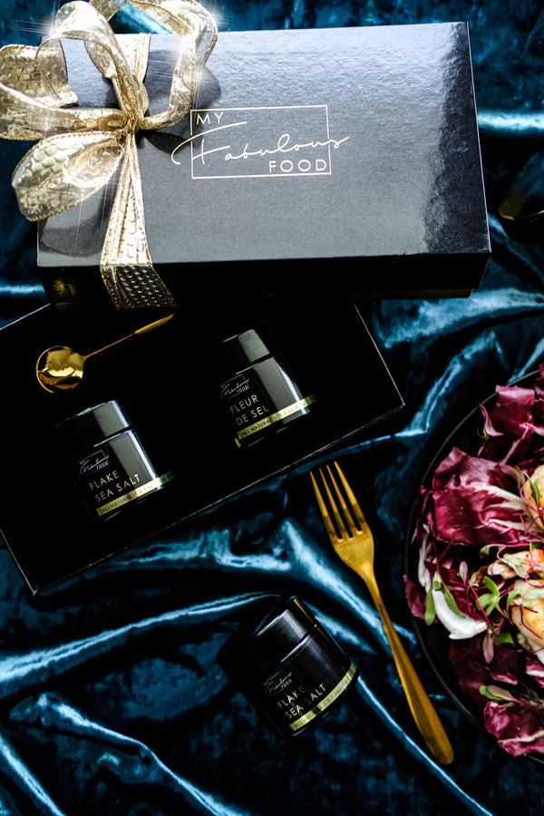 Luxury Flake Sea Salt and Fleur de Sel Gift Set