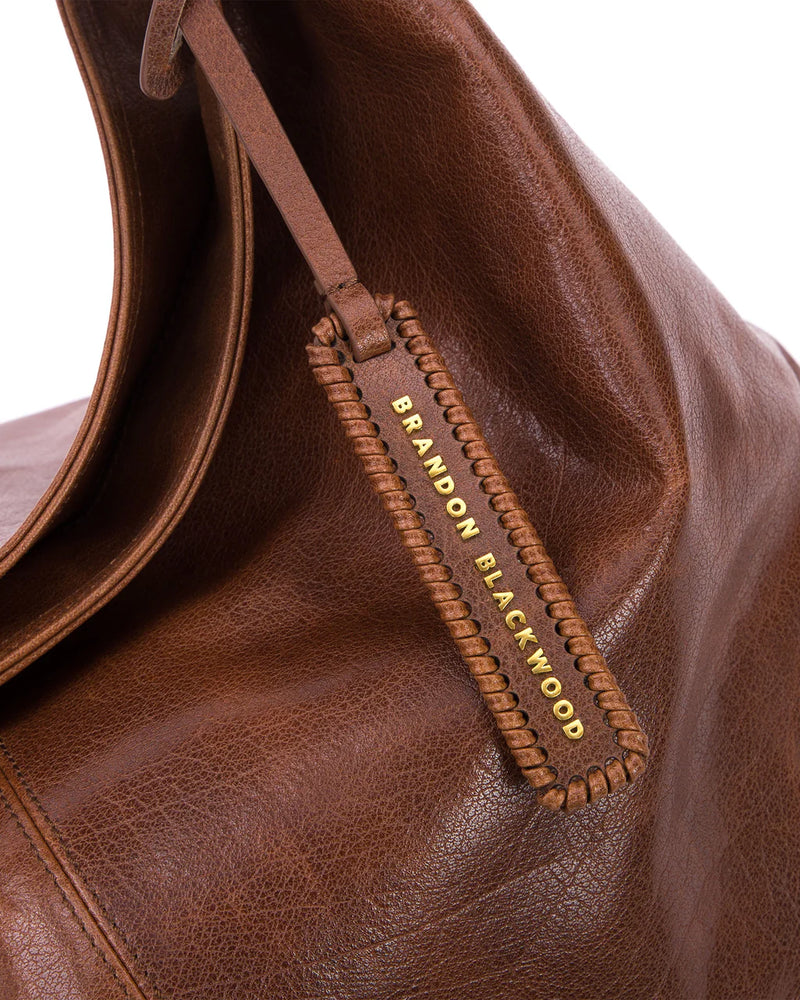 Sylvia Bag - Brown Cracked Leather