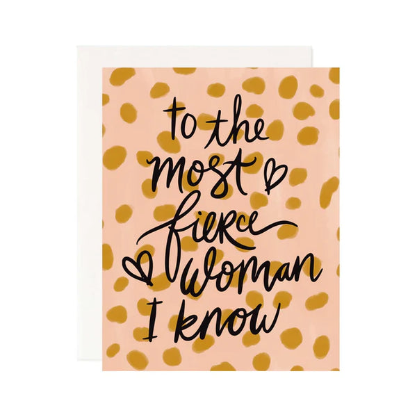 Fierce Woman WHM Greeting Card