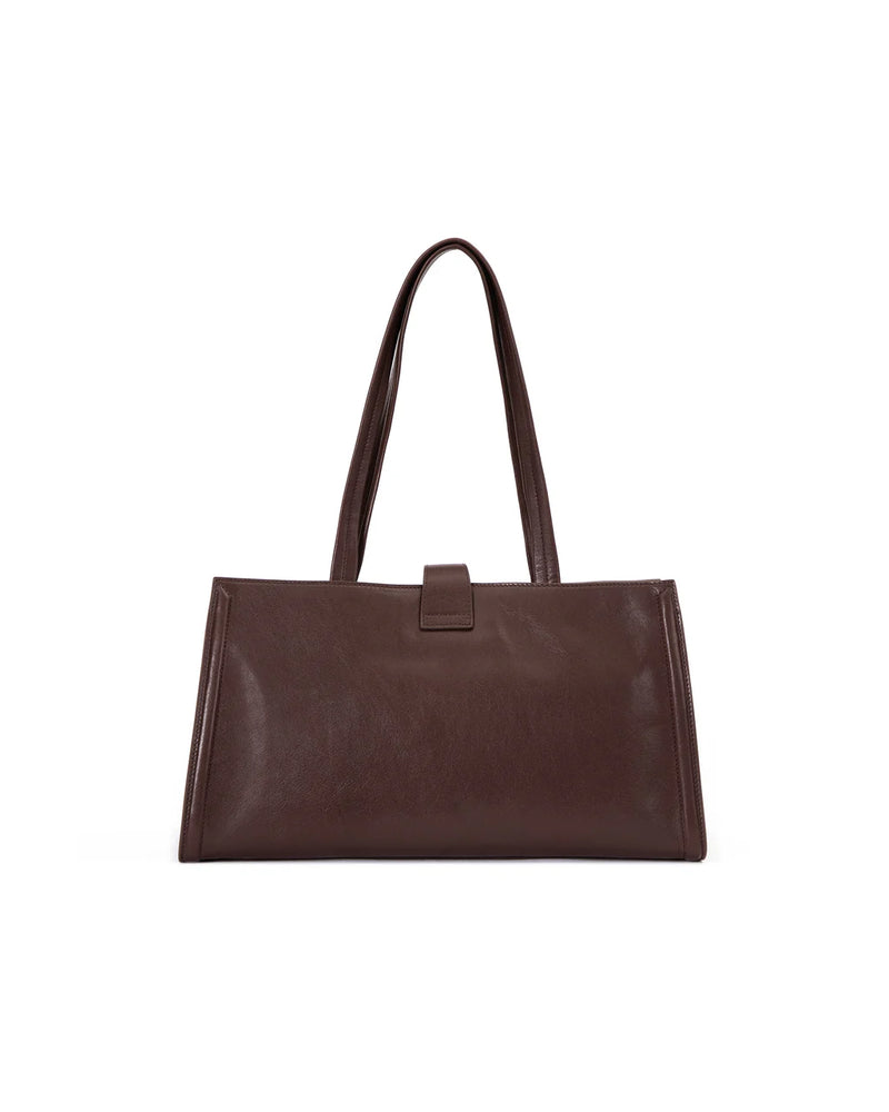 Leah Bag in Brown Leather