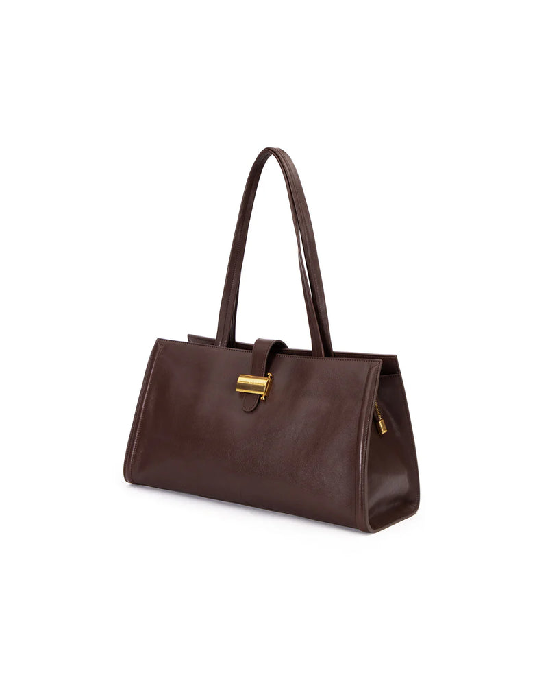 Leah Bag in Brown Leather