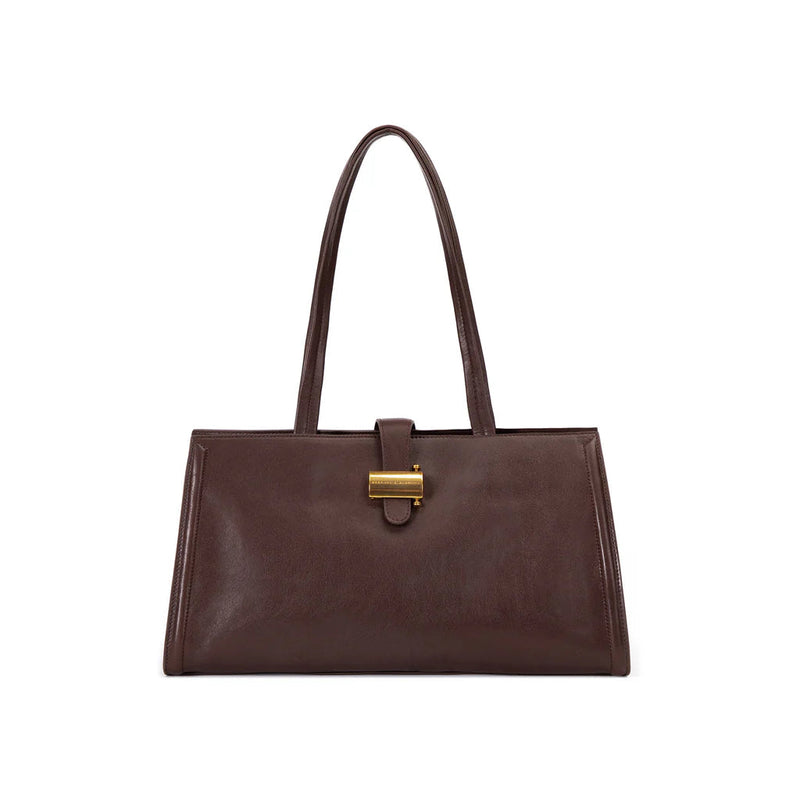 Leah Bag in Brown Leather