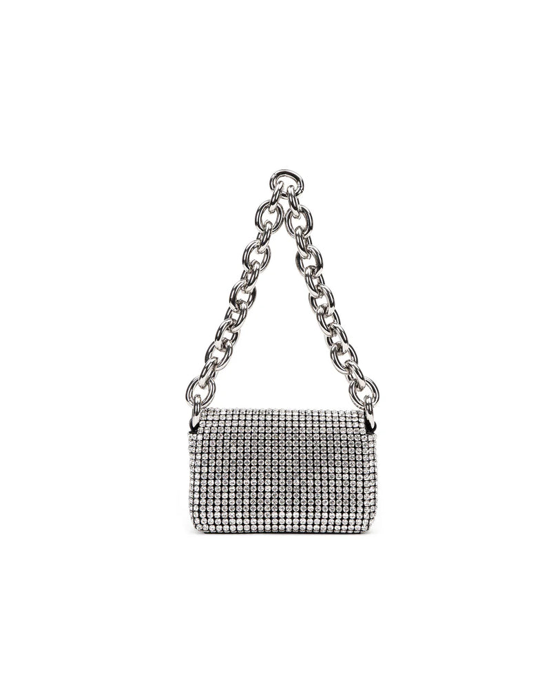 Micro Nia Bag in Black Crystal