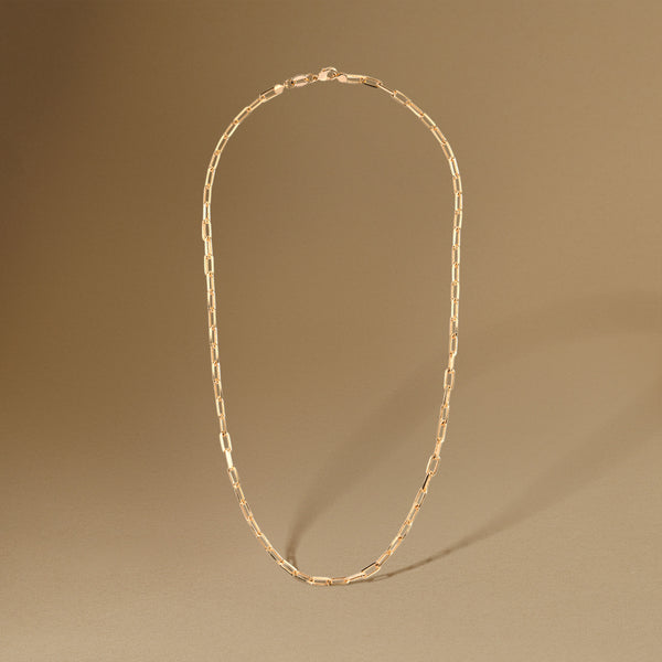 Small Paperclip Link Necklace