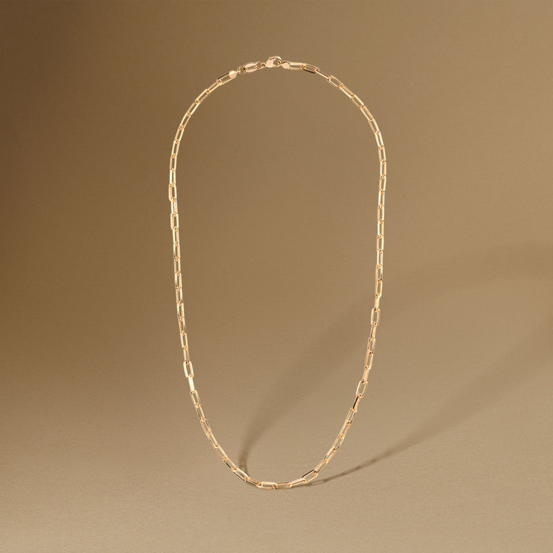 Small Paperclip Link Necklace