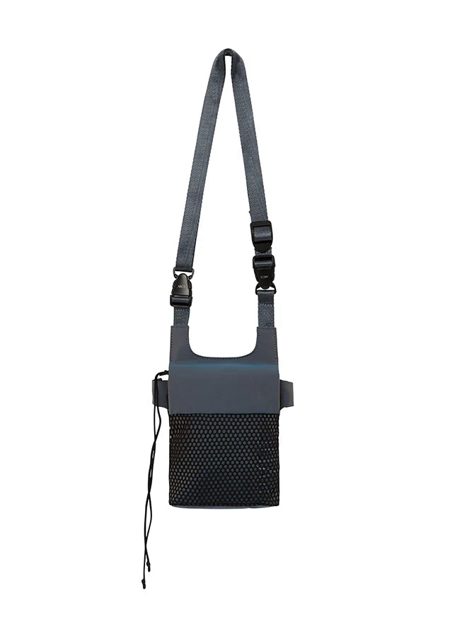 Mesh Multi-Way Pouch in Blue/Brown