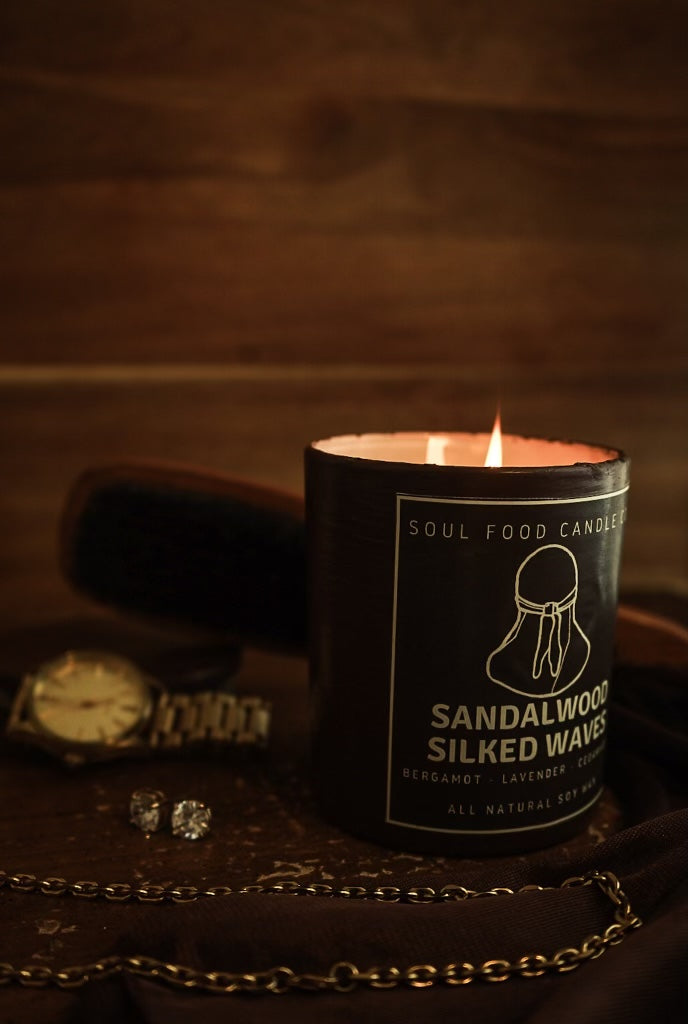 Sandalwood Silked Waves Candle